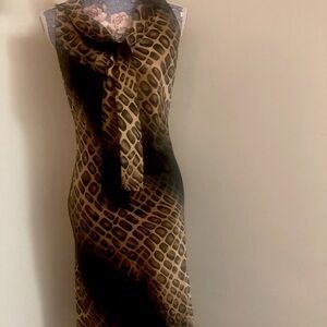 Newport News Size 6 Leopard Print Dress